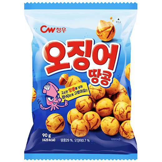 青佑友乌贼花生米90g청우 오징어 땅콩 商品图0