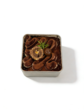 芝士可可提拉盒子蛋糕