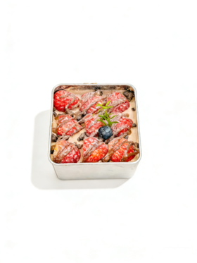 草莓奶油盒子蛋糕