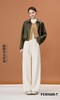 女装25秋冬新品绵羊毛直筒长裤2235-FQ50085 商品缩略图4