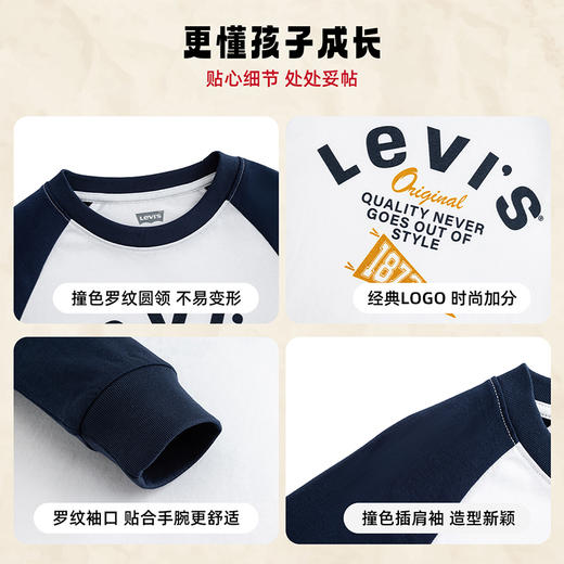 LEVIS 春 大童小童 儿童童装T恤 LVB-AG-R840 商品图5