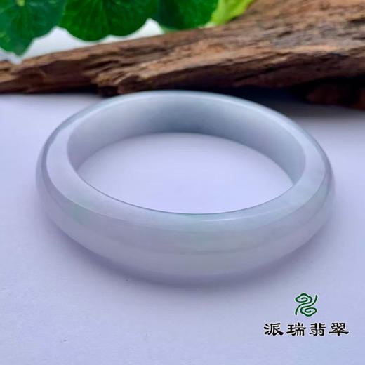 派瑞翡翠 翡翠手镯 糯种 绿色 商品图3