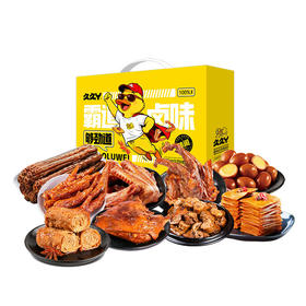 【特惠】久久丫超人鸭卤味礼盒490g