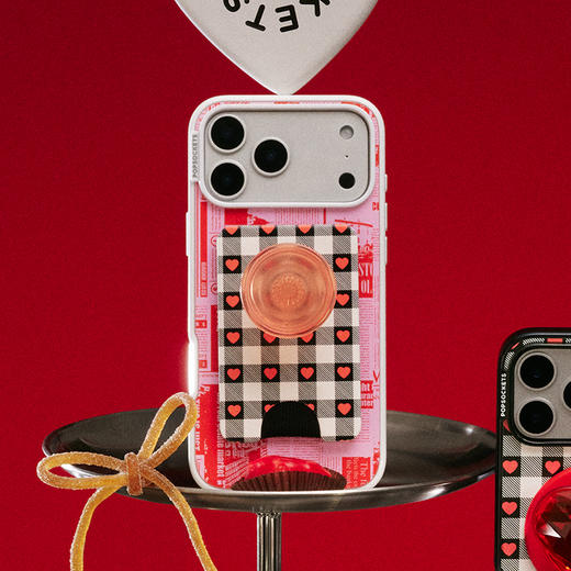 【Something Spicy 辣】经典报纸·桃红 POPCASE手机壳 MagSafe Popcase磁吸款 iPhone17/16/15/14/13 商品图1