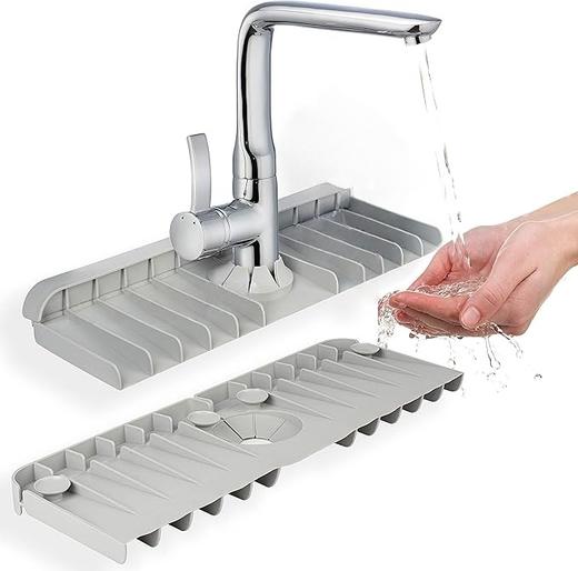 Deehas 厨房硅胶水龙头垫套装 商品图0