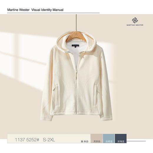 MartineWester女式双面摇粒拉链连帽衫11375252 商品图1