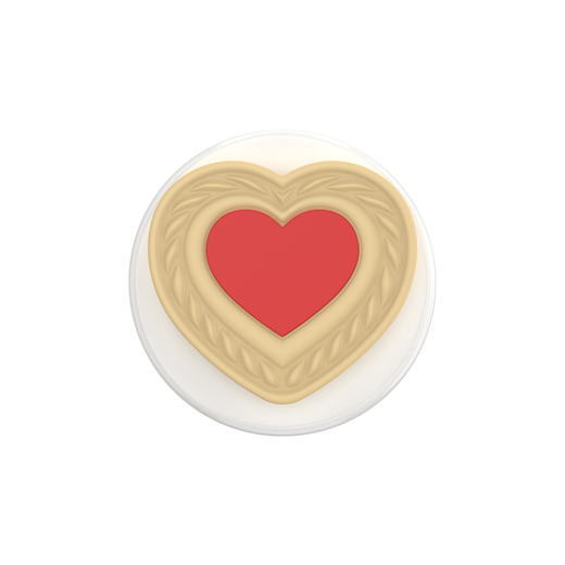 【Something Sweet 甜】爱心曲奇·MagSafe圆啪嗒 MAGSAFE磁吸手机气囊支架 Round圆啪嗒系列 异形 红色 食玩 商品图2