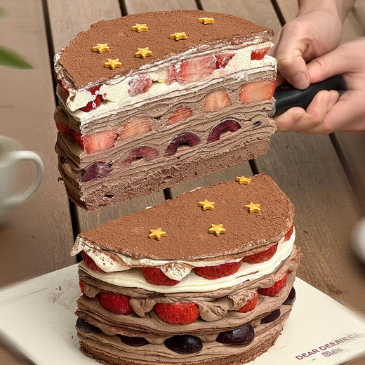 星星巧克力千层 商品图3