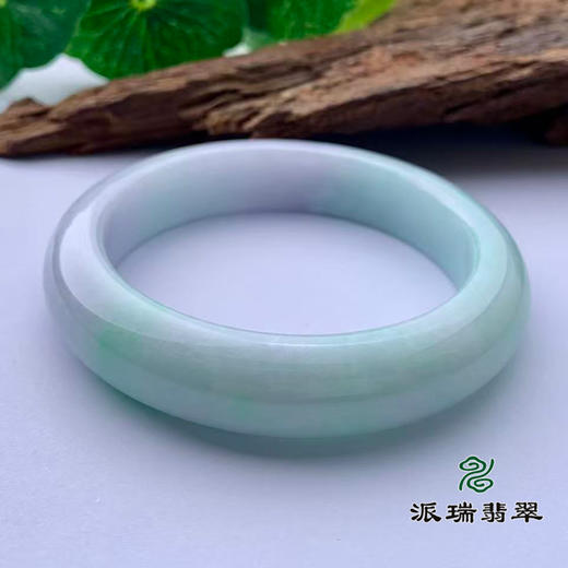 派瑞翡翠 翡翠手镯 糯种 绿色 商品图2