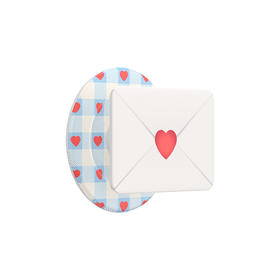 【Something Sweet 甜】情书·MagSafe圆啪嗒 MAGSAFE磁吸手机气囊支架 Round圆啪嗒系列 异形 白色