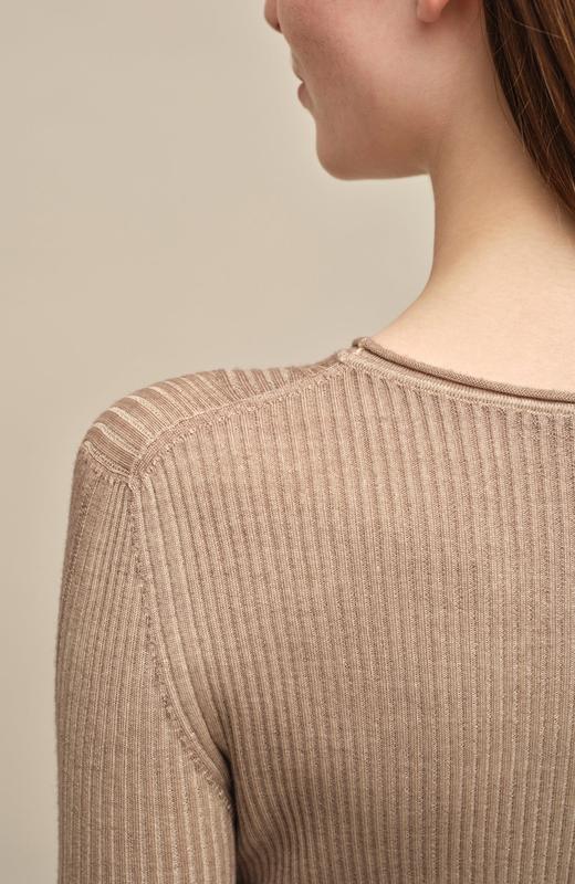 Frauenschuh - Avrildyed-Rb - Cashmere - 女装 - 套头衫 - 羊毛色 商品图5