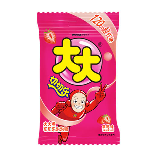 30g大大卷切切乐泡泡糖 （草莓味） 商品图0