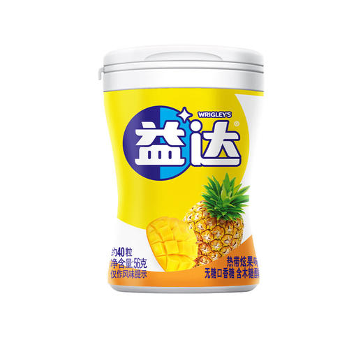 40g益达无糖口香糖热带炫果味 商品图0