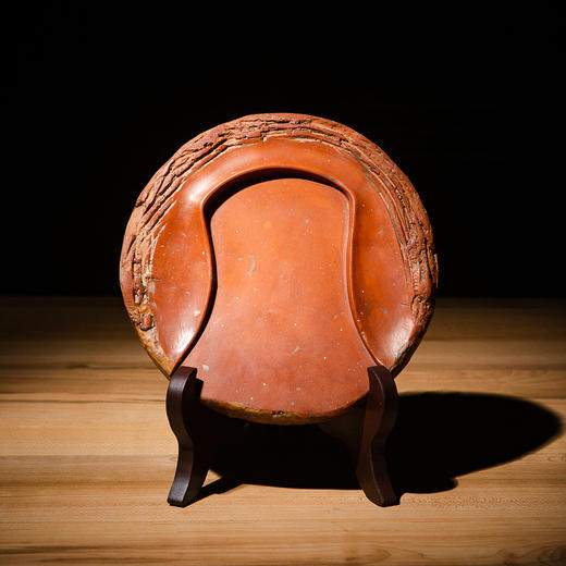 南北朝带釉莲花瓦当制砚 商品图1