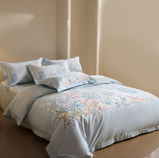 自然醒全棉数码印花埋绳款四件套HS 商品图4