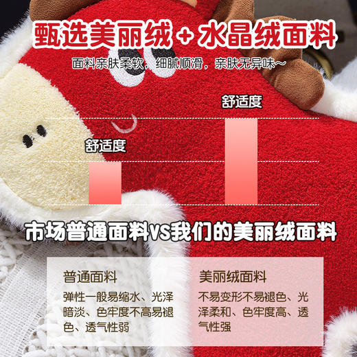 自然醒国风福马/马到成功毛绒玩偶抱枕QYL 商品图5