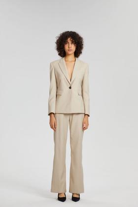 DONNA羊毛修身西装外套