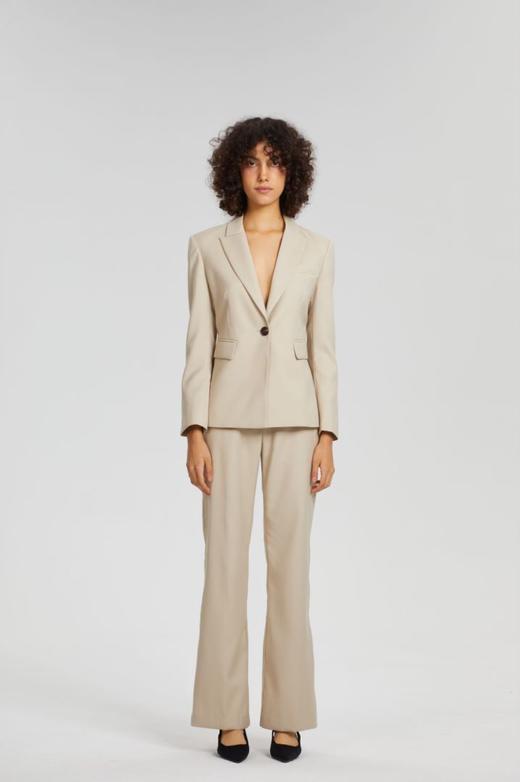 DONNA羊毛微喇西装裤 商品图0