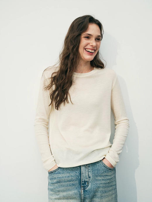 水洗羊毛打底衫 商品图1