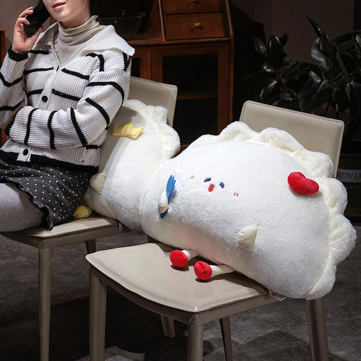 自然醒兔毛饺子“饺”好运床头靠枕QYL 商品图14