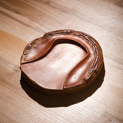 南北朝带釉莲花瓦当制砚 商品图5