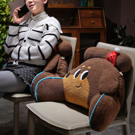 自然醒腊肠狗拥抱式腰靠QYL 商品图9