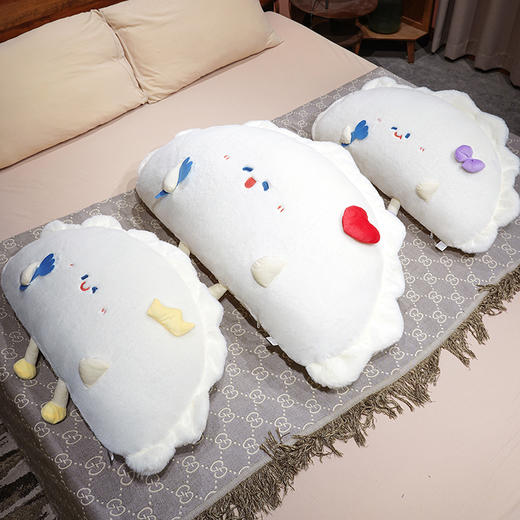 自然醒兔毛饺子“饺”好运床头靠枕QYL 商品图7