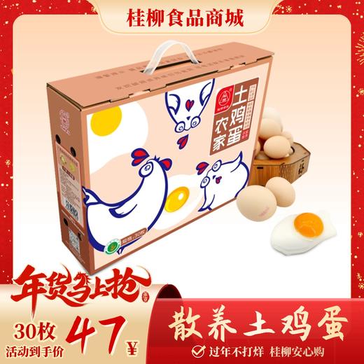 【年货节】散养土鸡蛋_30枚/盒 商品图0