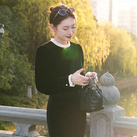 【预售7天】良木礼花边领上衣（1457） 商品图0