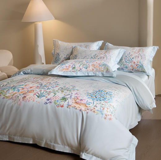 自然醒全棉数码印花埋绳款四件套HS 商品图3