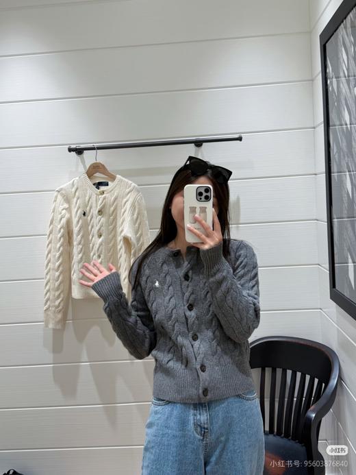 冬日里的神一定是RL拉夫劳伦经典绞花开衫  穿出老钱风的底气！ 商品图9