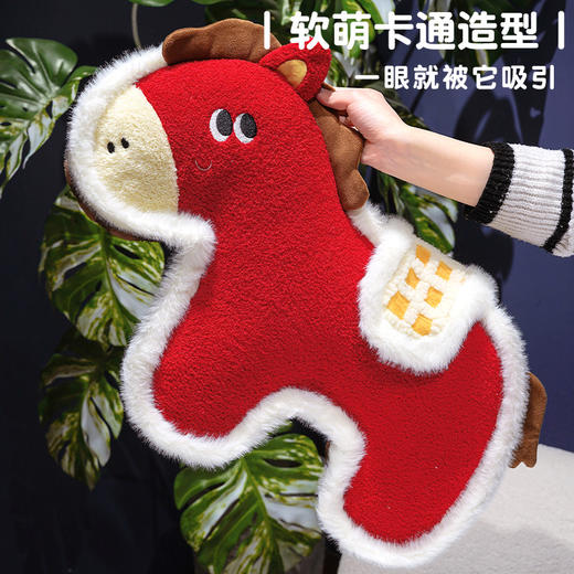 自然醒国风福马/马到成功毛绒玩偶抱枕QYL 商品图4