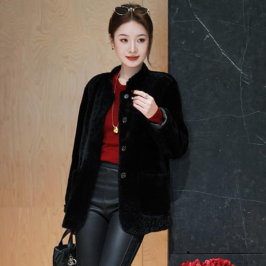 【预售7天】良木礼皮毛一体外套（0137） 商品图3