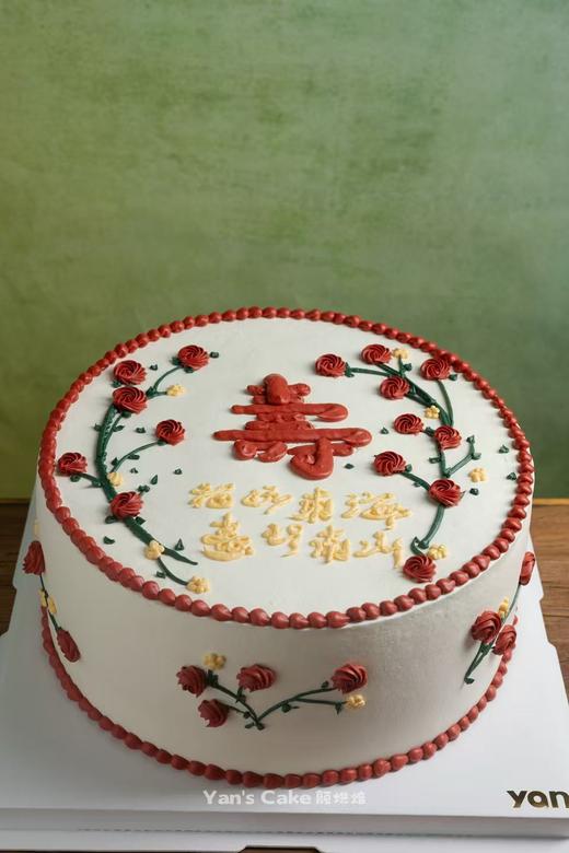 繁花贺寿蛋糕 商品图0