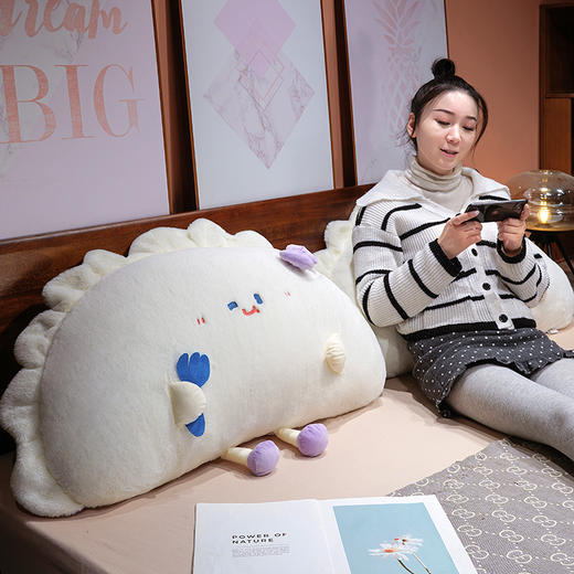 自然醒兔毛饺子“饺”好运床头靠枕QYL 商品图12