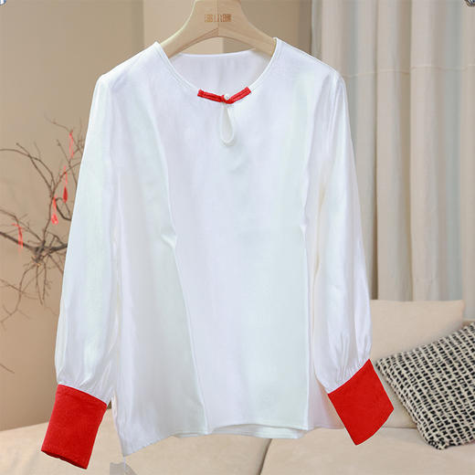【抖音专属】新中式上衣(25808401庚希) 商品图0