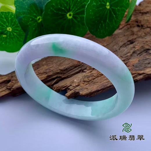 派瑞翡翠 翡翠手镯 糯种 绿色 商品图0