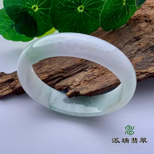 派瑞翡翠 翡翠手镯 糯种 绿色 商品图0