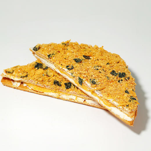 咸蛋黄肉松压扁可颂 商品图0