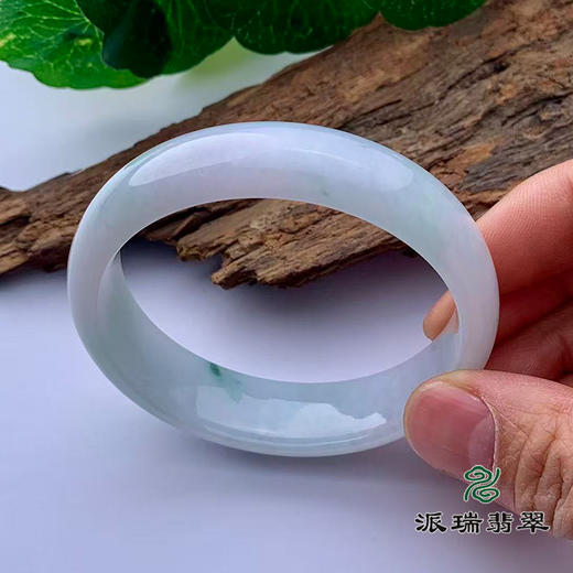 派瑞翡翠 翡翠手镯 糯种 绿色 商品图1