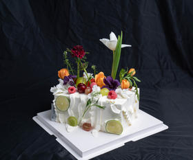 长方形鲜花蛋糕（提前一天预定）