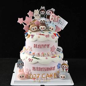 1027CAKE | 双层蛋糕    拉布布蛋糕