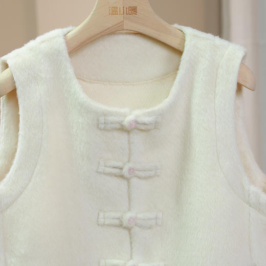 【抖音专属】新中式马甲（22804001凝脂） 商品图1