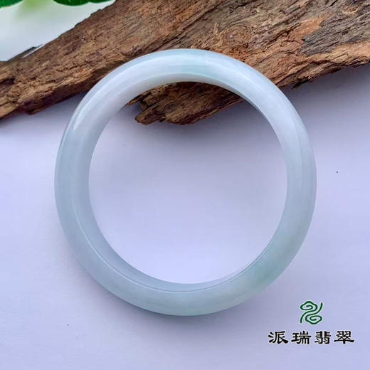 派瑞翡翠 翡翠手镯 糯种 绿色 商品图2