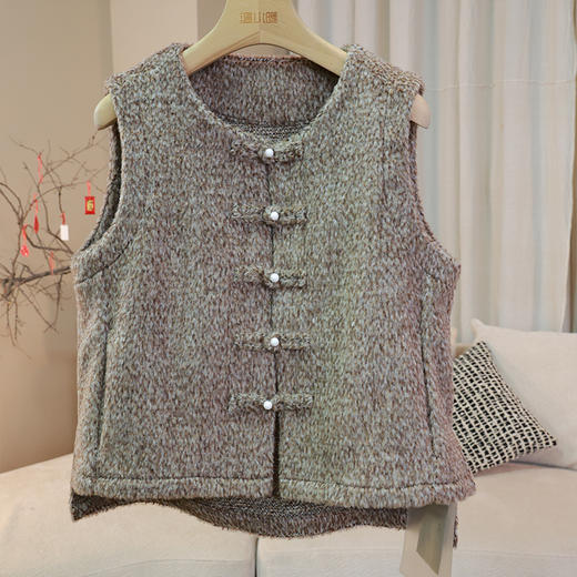 【抖音专属】新中式马甲（22804001伽罗） 商品图0