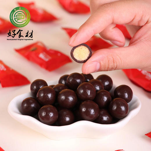 CY-纯可可脂黑巧克力麦芽脆心球 商品图2