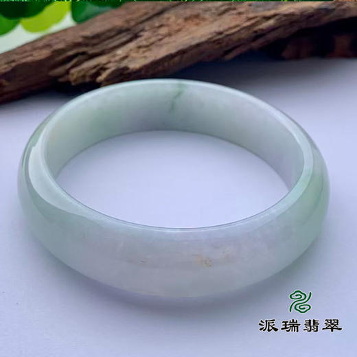 派瑞翡翠 翡翠手镯 糯种 绿色 商品图2