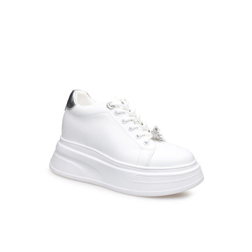 豪麟名鞋奥莱迪嘉女鞋时尚休闲鞋牛皮革DJXXO61WX206银色  原价1960元 商品图0