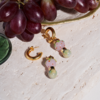 北京仓｜House of Fou-Berry-草莓 瓷石 吊坠 耳环［土耳其设计师］ 商品缩略图0