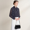 EITIE爱特爱法式复古波点花边立领优雅百搭雪纺衫上衣2026春新款A2609103 商品缩略图2
